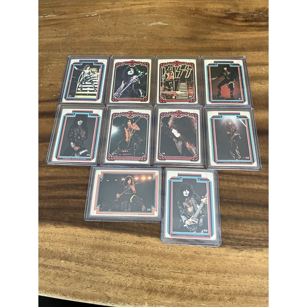 Vintage KISS Trading Cards 1978 lot - ALL PAUL STANLEY